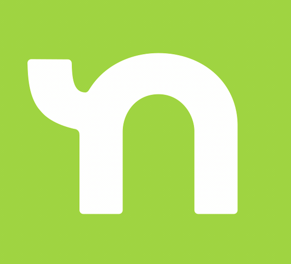 Logo for Nextdoor social media app. Clicking the image will link to Haywood County Emergency Services' page on Nextdoor